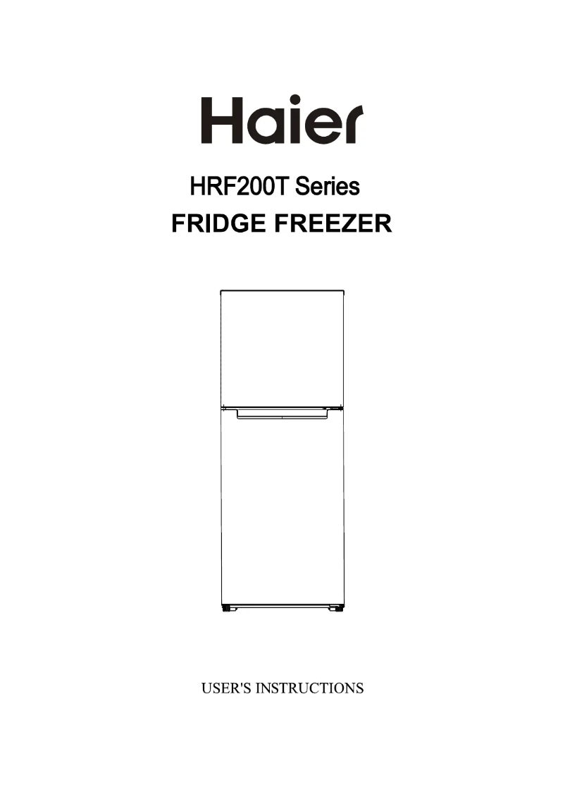 Page 1 de la notice Manuel utilisateur Haier HRF200TW