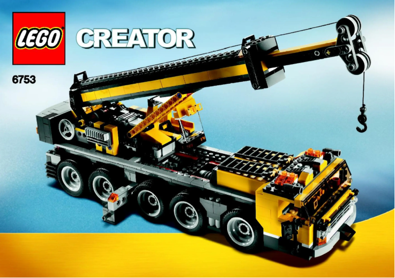Page 1 de la notice Manuel utilisateur Lego Creator 6753