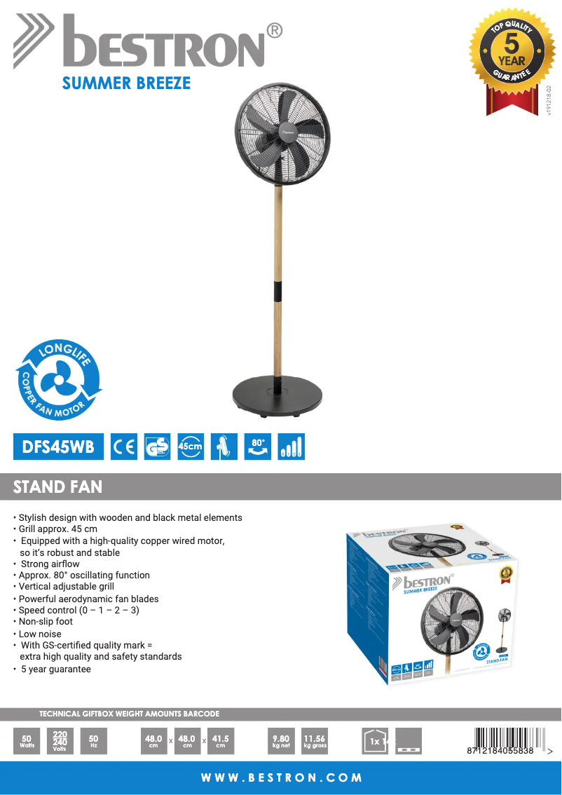 Image de la première page du manuel de l'appareil DFS45WB