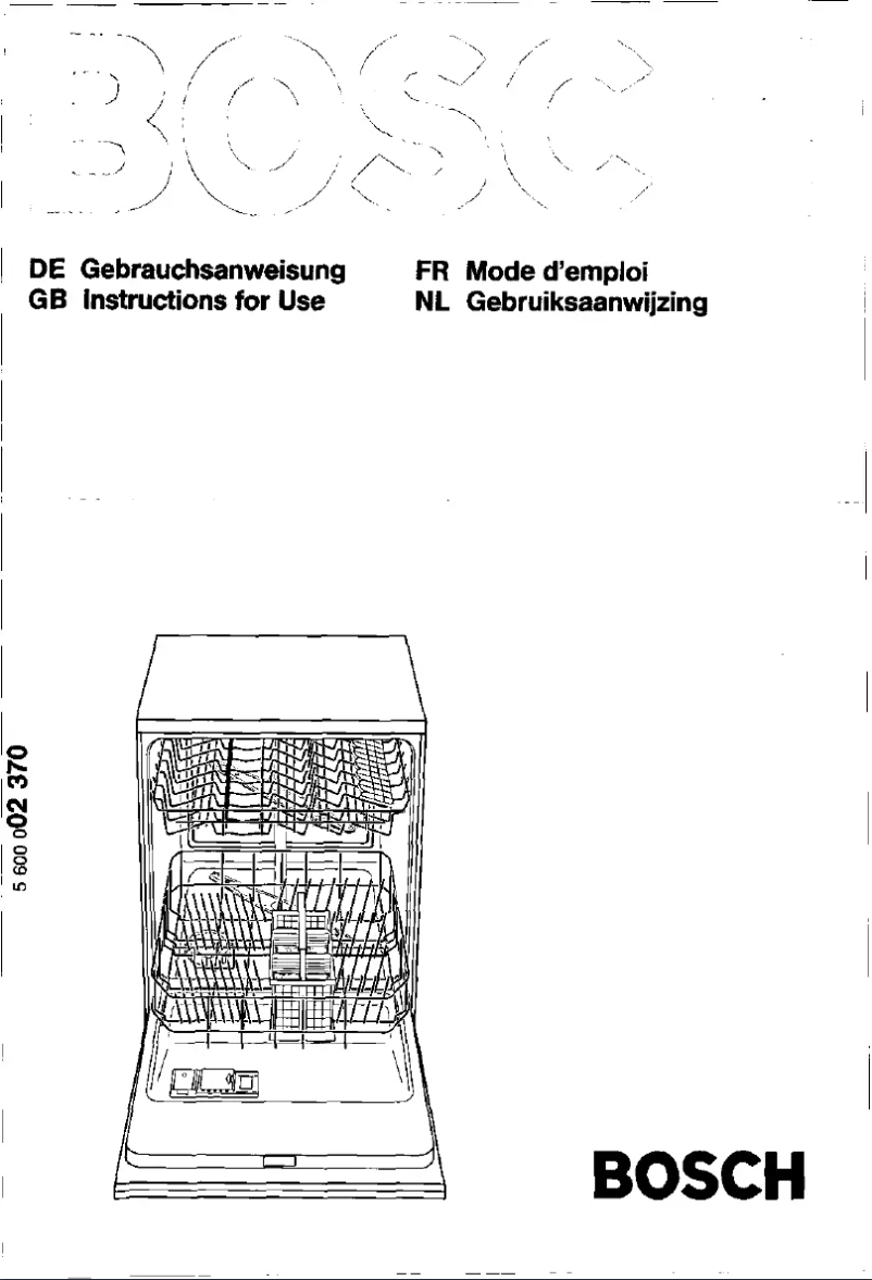 Page n°1 - Manuel utilisateur Bosch SGI4015