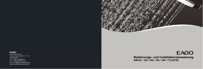 Image de la première page du manuel de l'appareil AM164