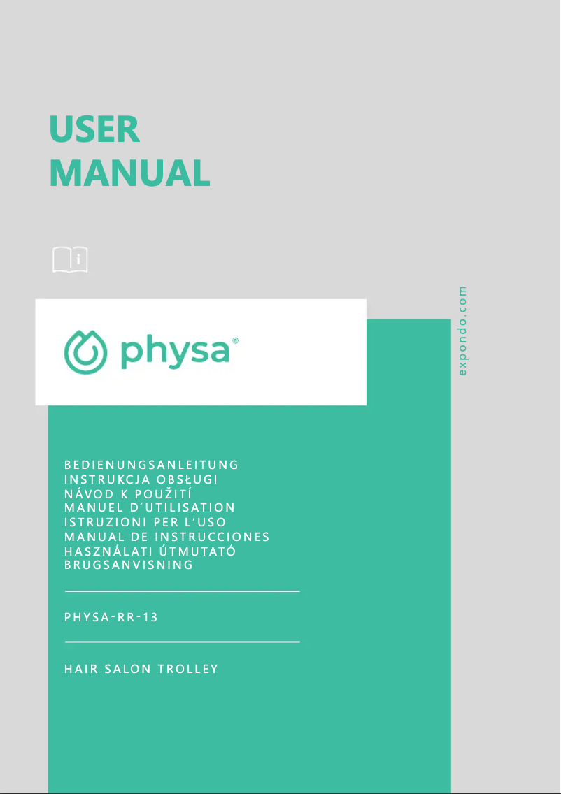 Página 1 del manual Manual de usuario Physa PHYSA-RR-13