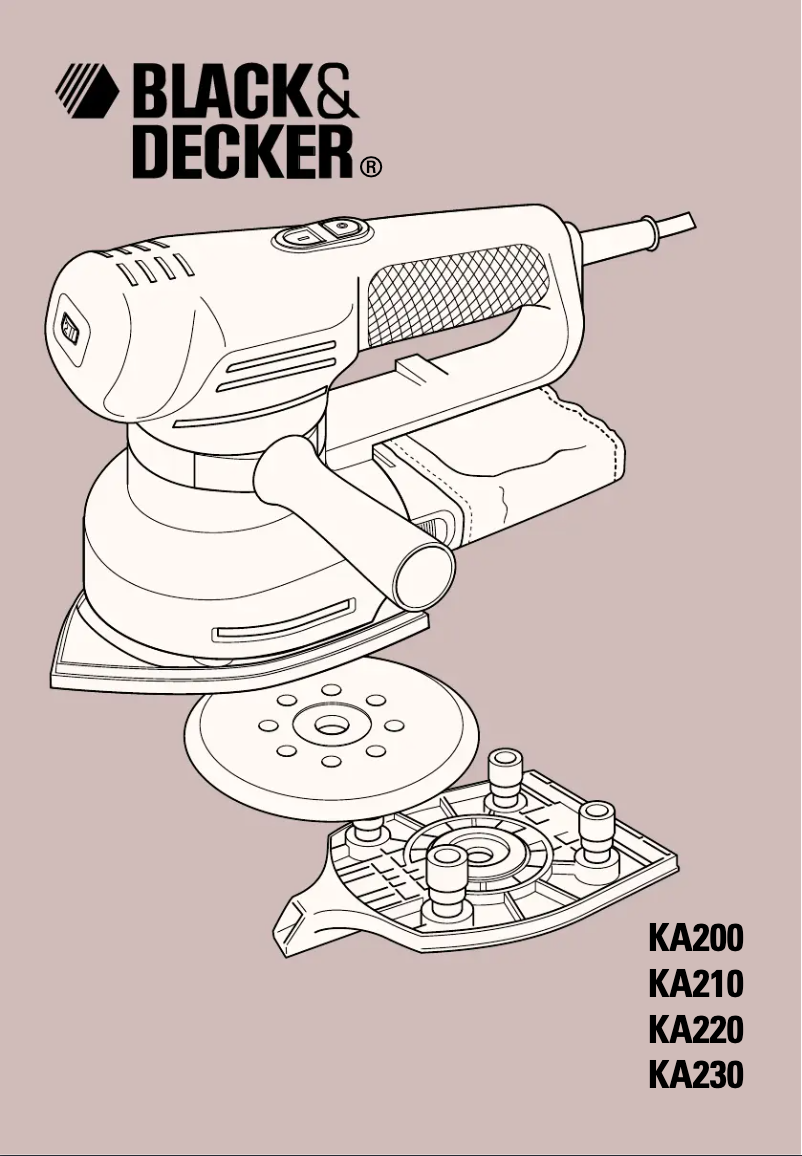 Página 1 del manual Manual de usuario Black & Decker KA220E