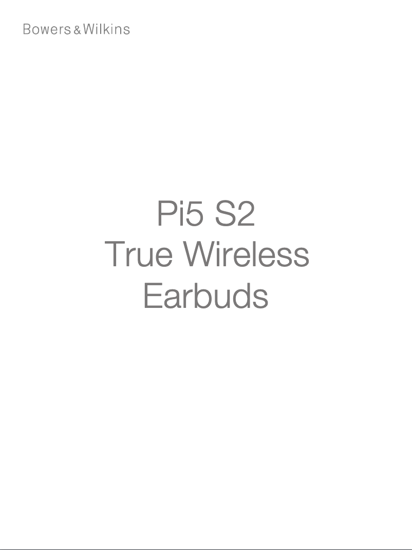 Página 1 del manual Manual de usuario Bowers & Wilkins Pi5 S2