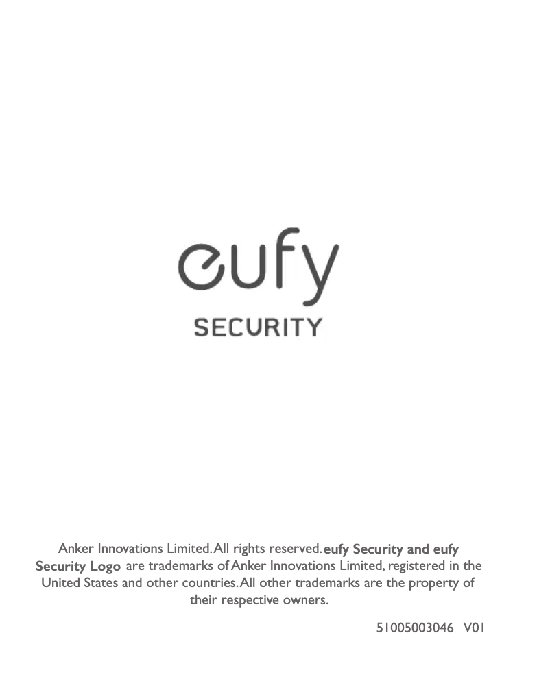 Page 1 de la notice Manuel utilisateur Eufy Video Doorbell 1080p