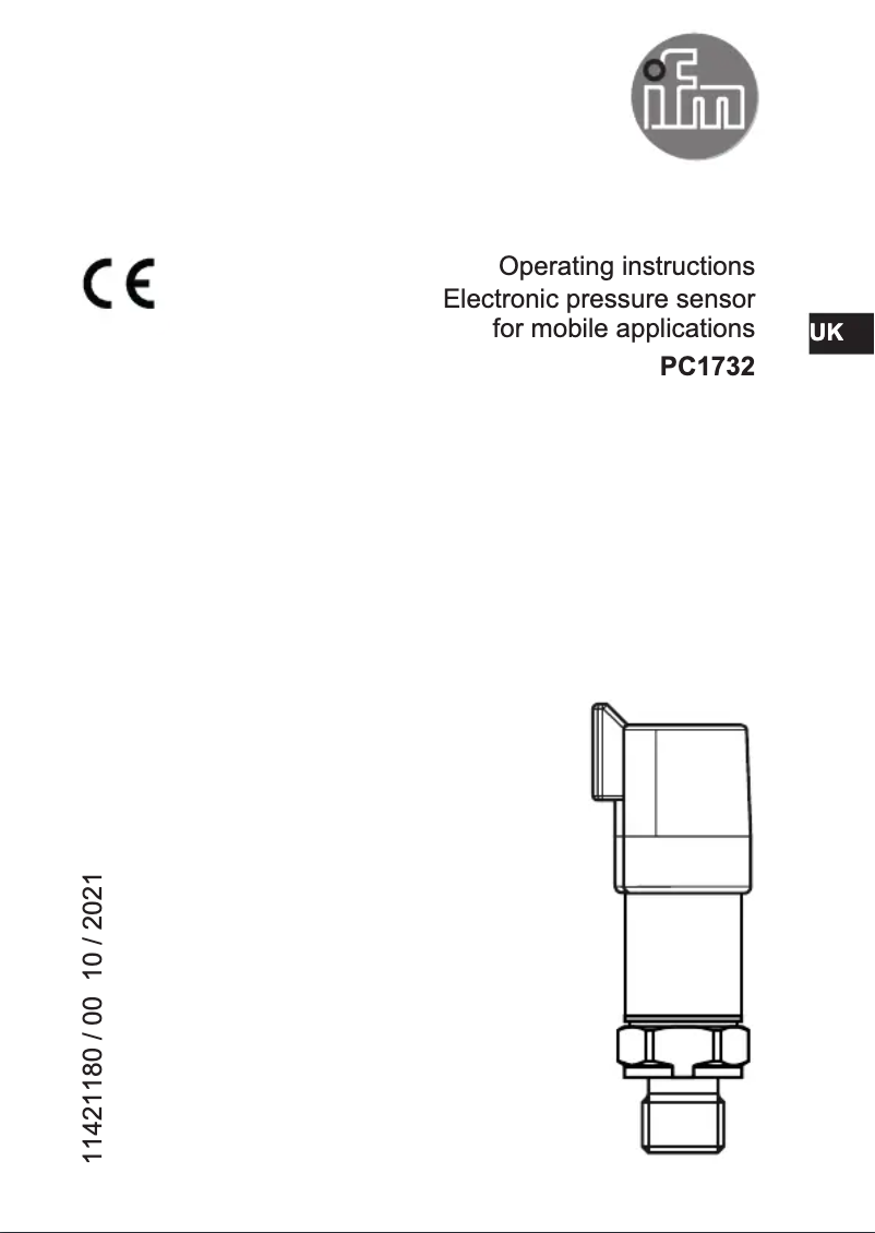 Page n°1 - Manuel utilisateur IFM PC1732