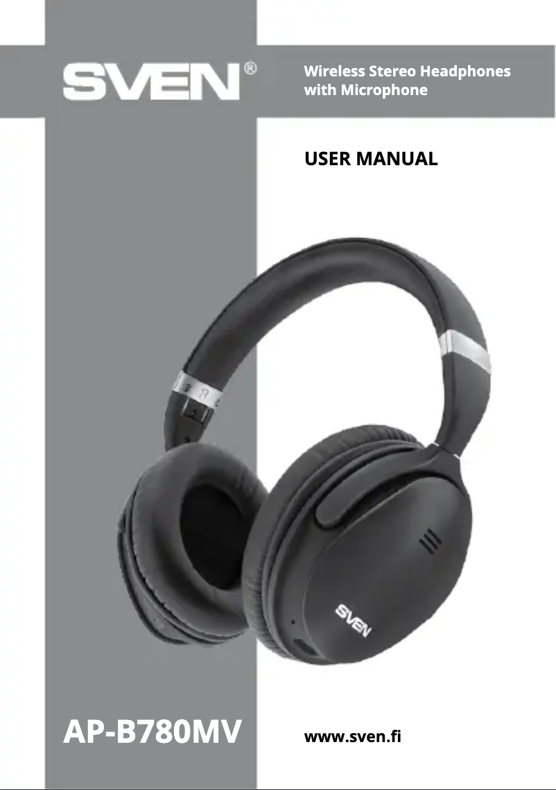 Page 1 de la notice Manuel utilisateur Sven AP-B780MV