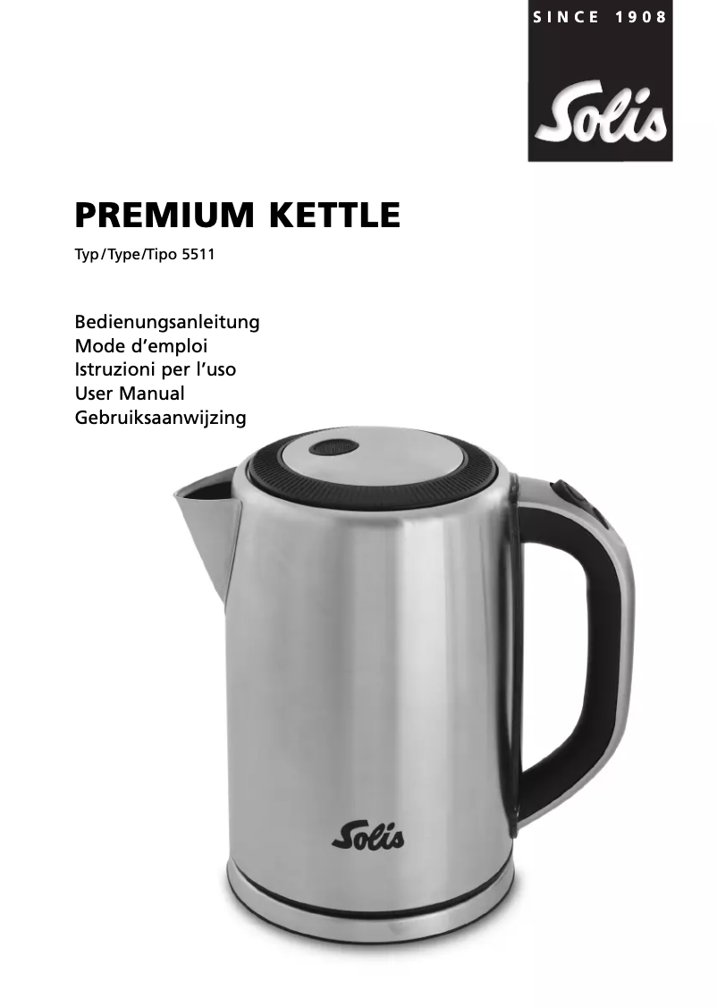 Image de la première page du manuel de l'appareil Premium 5511