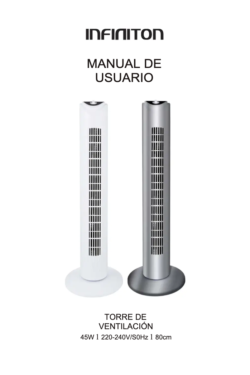 Page 1 de la notice Manuel utilisateur Infiniton TN-B32