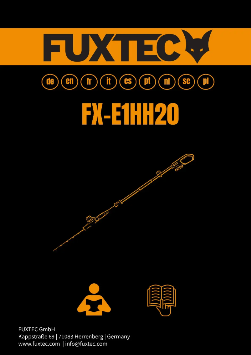 Page n°1 - Manuel utilisateur Fuxtec FX-E1HH20