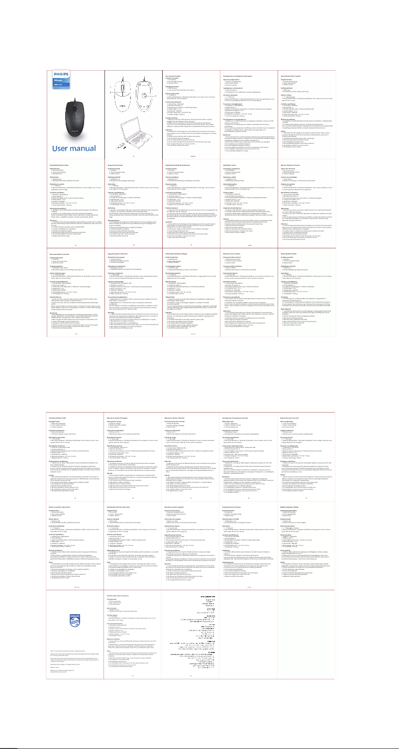 Página 1 del manual Guía de inicio rápido Philips SPK7234
