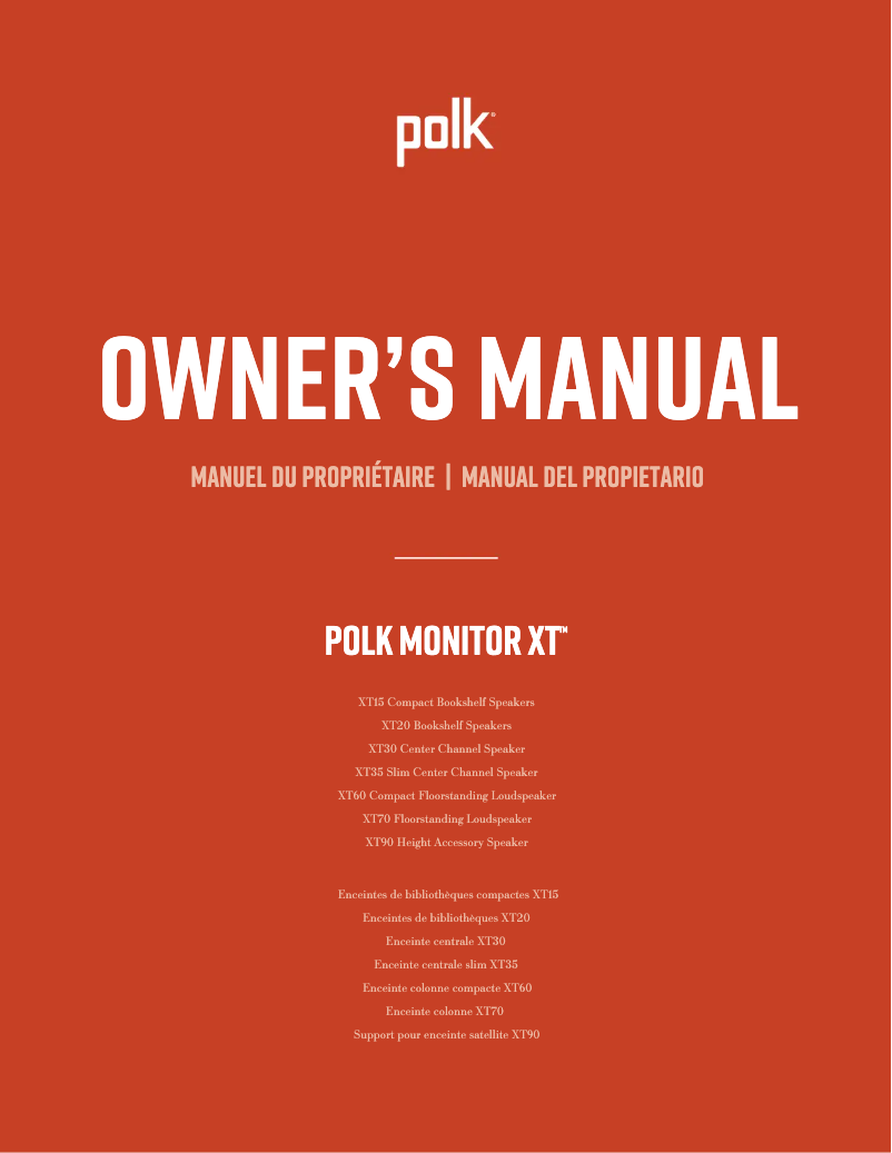 Image de la première page du manuel de l'appareil Monitor XT15