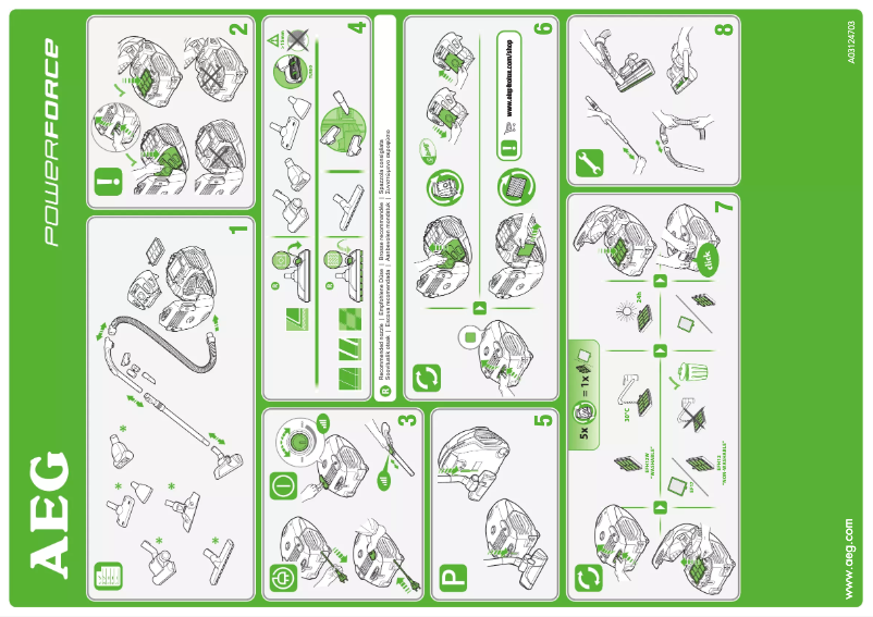 Page 1 de la notice Manuel utilisateur AEG PowerForce APF6150