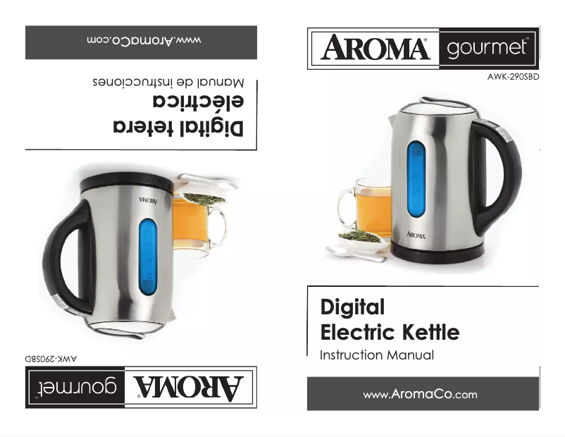 Page n°1 - Manuel utilisateur Aroma Gourmet AWK-290SBD