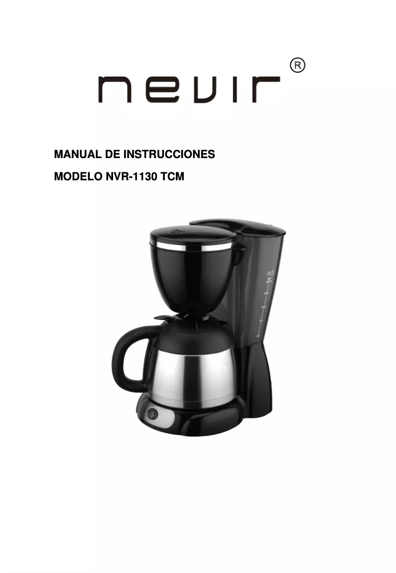 Page 1 of the manual User Manual Nevir NVR-1130 TCM