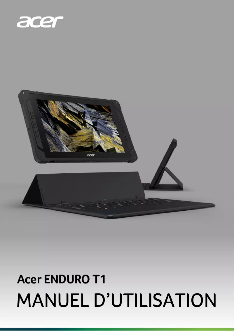 Page 1 de la notice Manuel utilisateur Acer Enduro ET110-31W