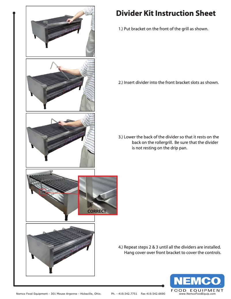 Page n°1 - Manuel utilisateur Nemco 80440-30