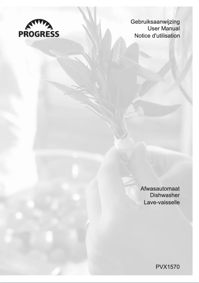Page 1 de la notice Manuel utilisateur Progress PVX1570