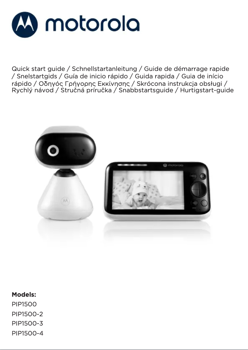 Page n°1 - Manuel utilisateur Motorola PIP1500