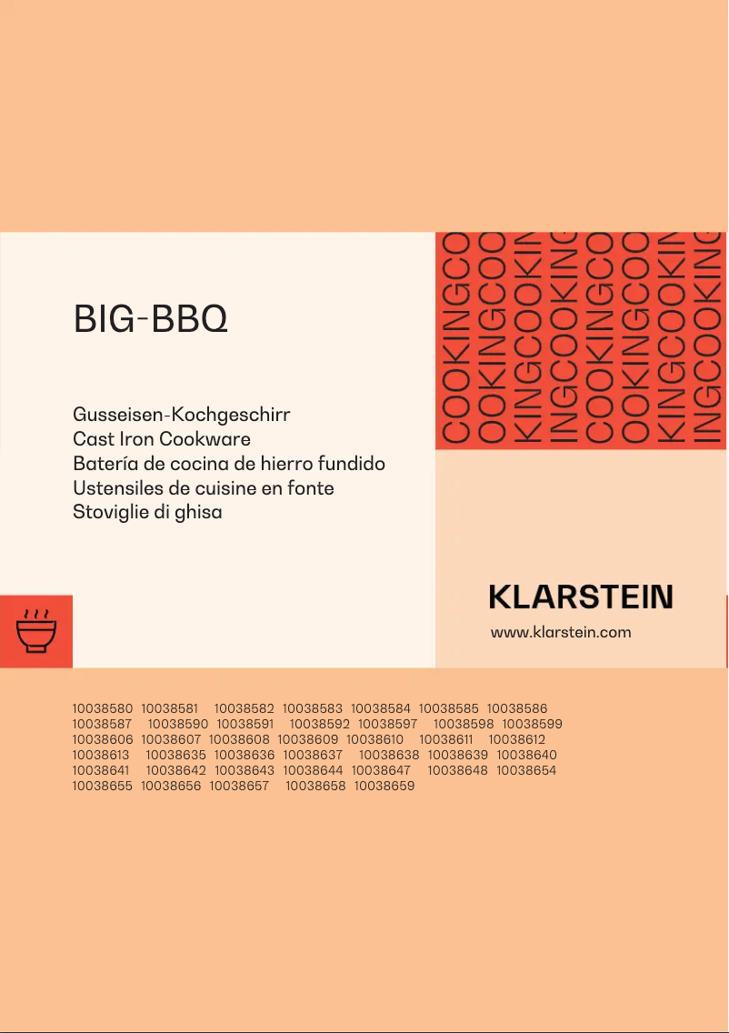 Page n°1 - Manuel utilisateur Klarstein Malvi