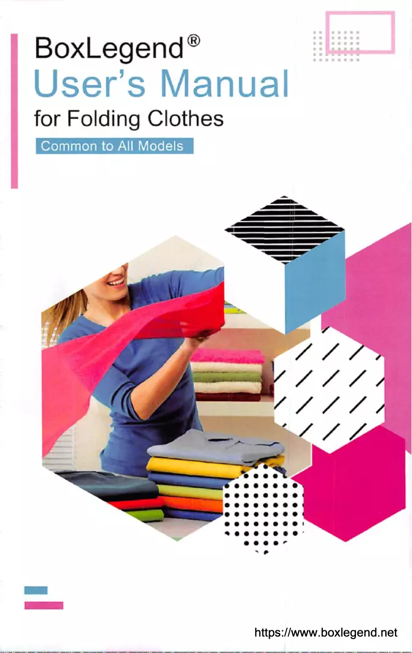 Image de la première page du manuel de l'appareil Shirt Folder