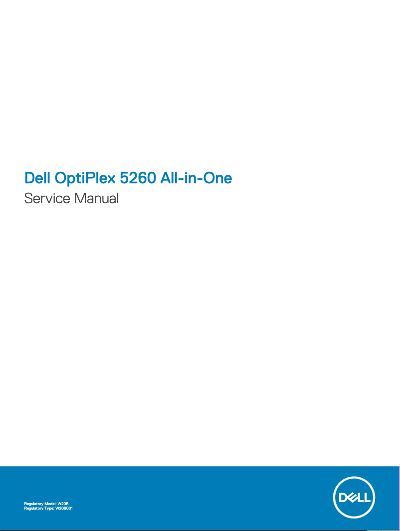 Page n°1 - Manuel utilisateur Dell OptiPlex 5260