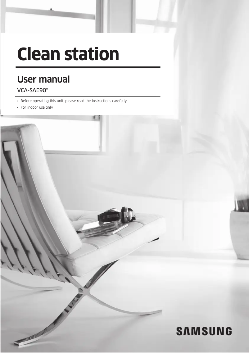 Page 1 de la notice Manuel utilisateur Samsung VCA-SAE901