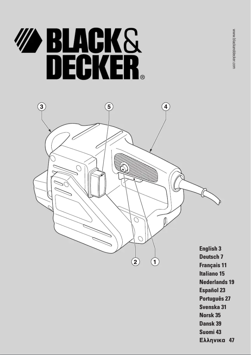 Page 1 de la notice Manuel utilisateur Black & Decker KA85