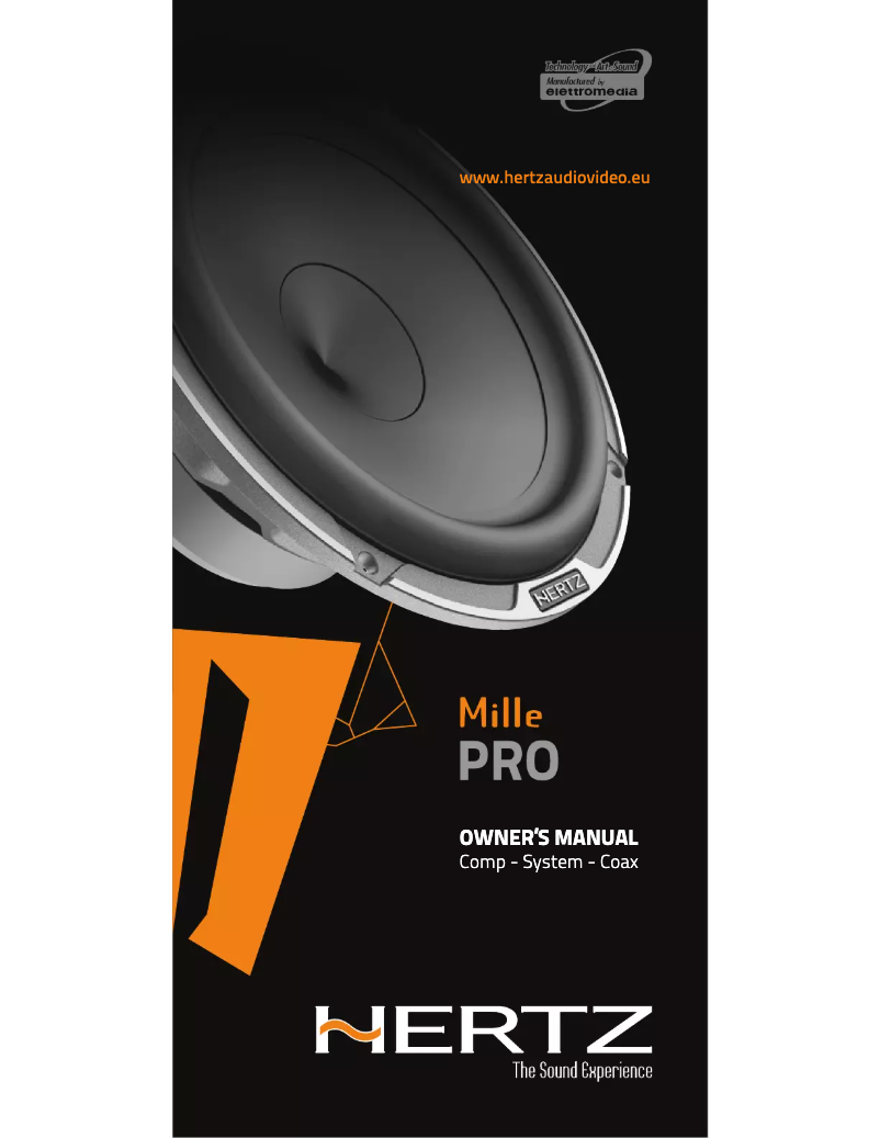 Page 1 de la notice Mode d'emploi Hertz Mille Pro MPK 130.3