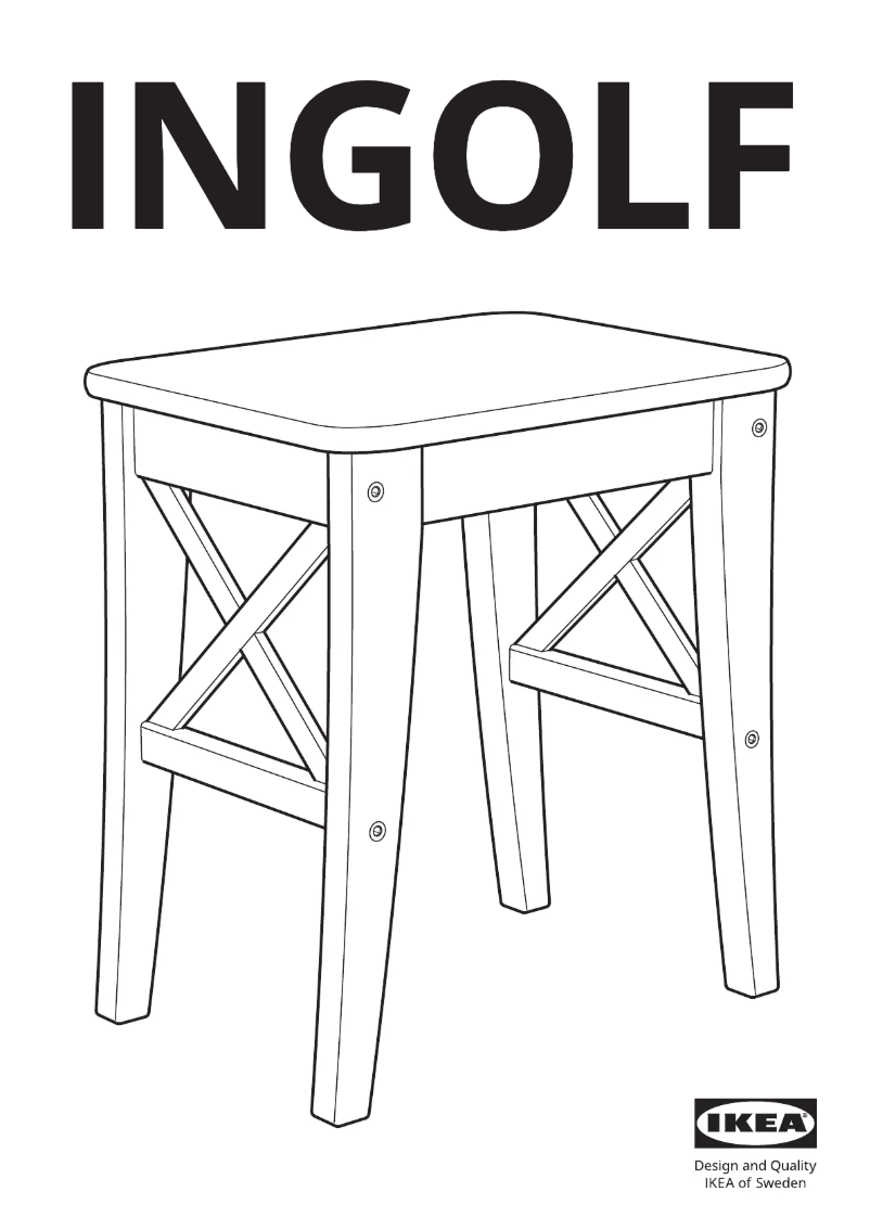 Page 1 de la notice Manuel utilisateur Ikea INGOLF 803.627.28