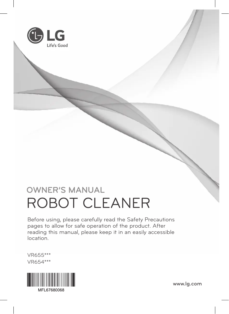 Page 1 de la notice Manuel utilisateur LG VR6540LV