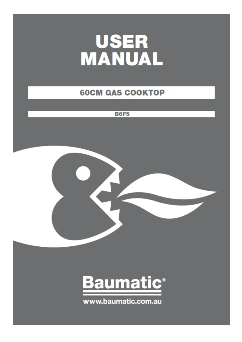 Page 1 de la notice Manuel utilisateur Baumatic B6FS