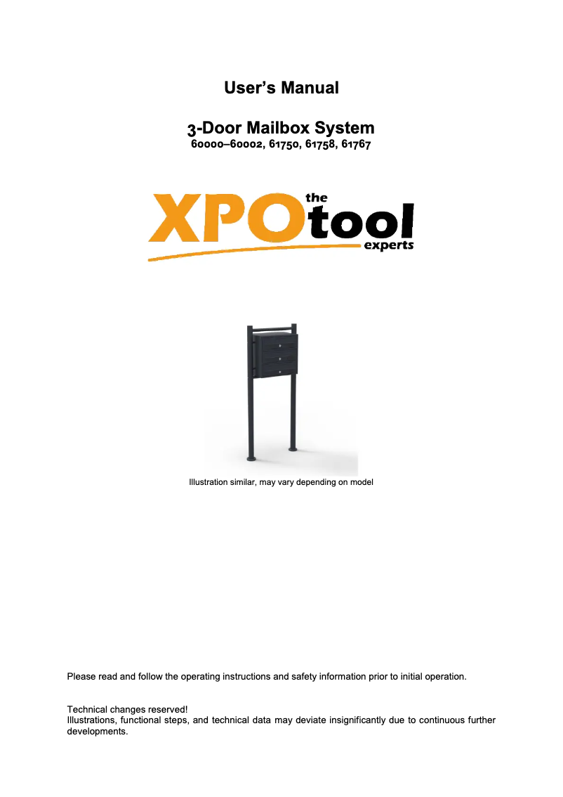 Página 1 del manual Manual de usuario WilTec 60000