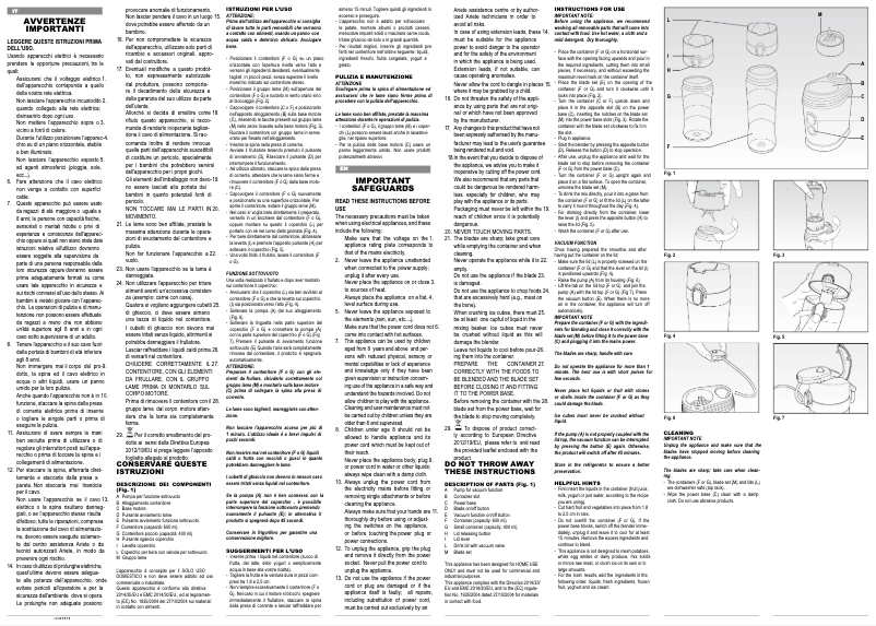 Image de la première page du manuel de l'appareil Drink 'N Go 572