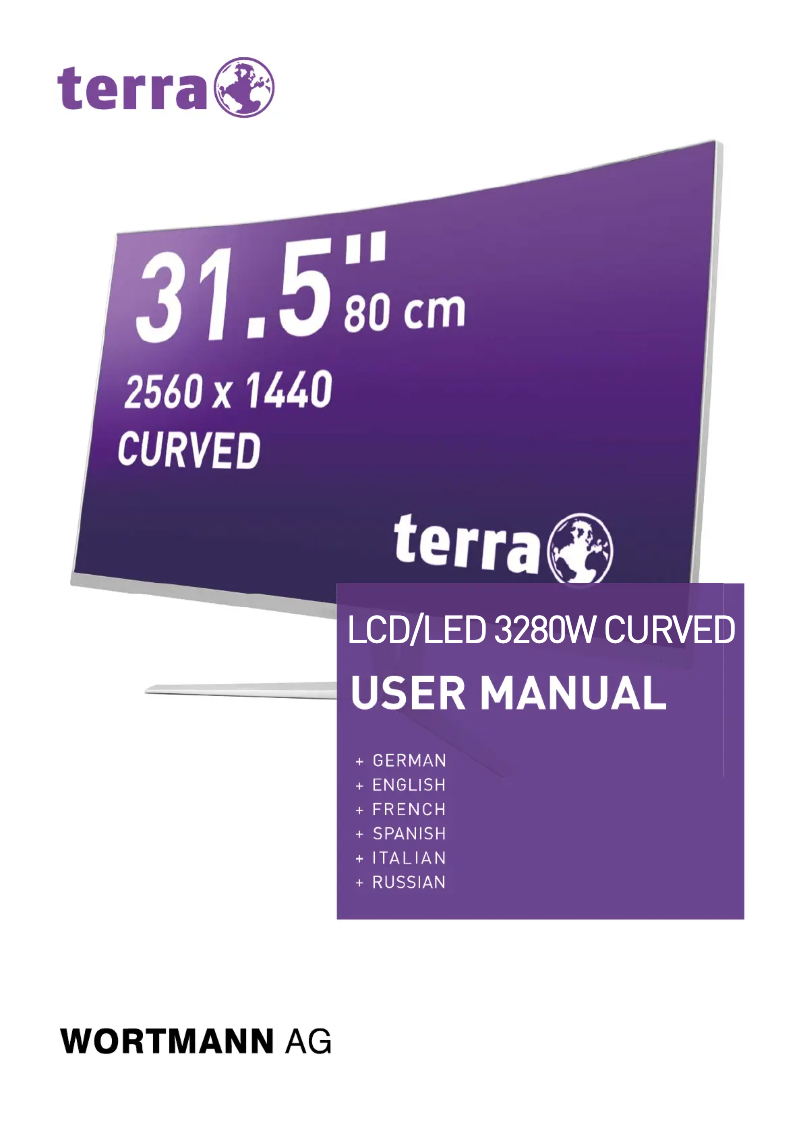 Page n°1 - Manuel utilisateur Wortmann AG Terra LED 3280W