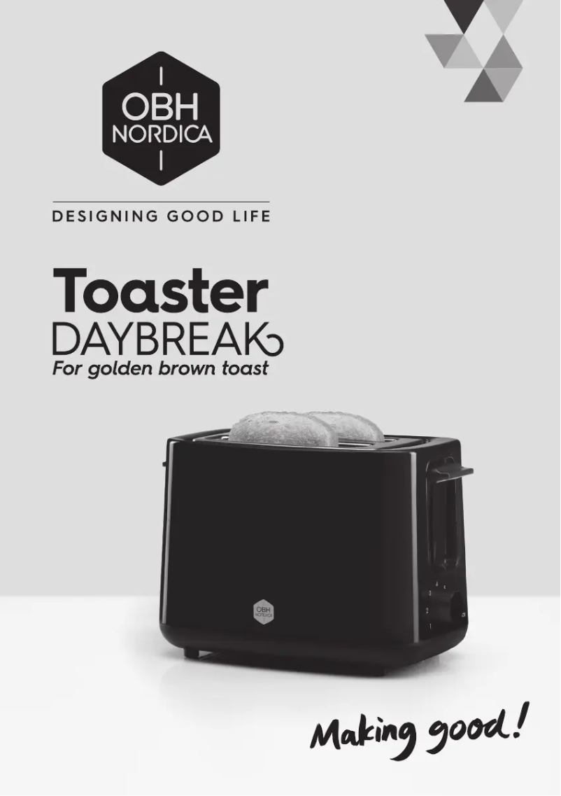 Page n°1 - Manuel utilisateur OBH Nordica Daybreak 2260