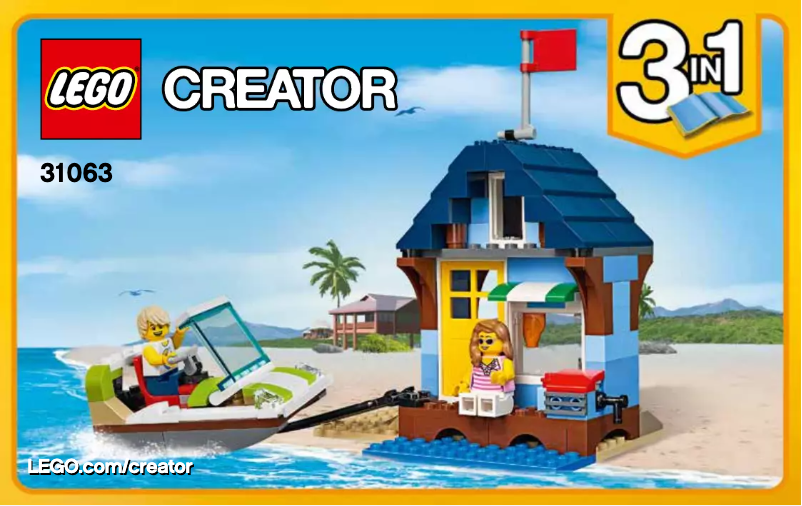 Page n°1 - Manuel utilisateur Lego Creator 31063