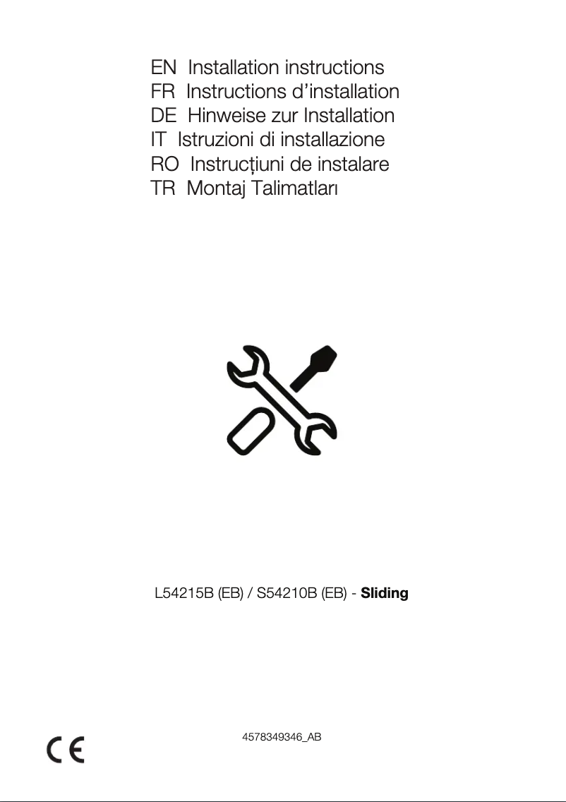 Page n°1 - Guide d'installation Beko BLSA821M3S