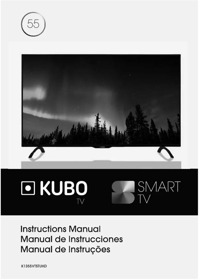 Page n°1 - Manuel utilisateur Kubo K1355VTSUHD