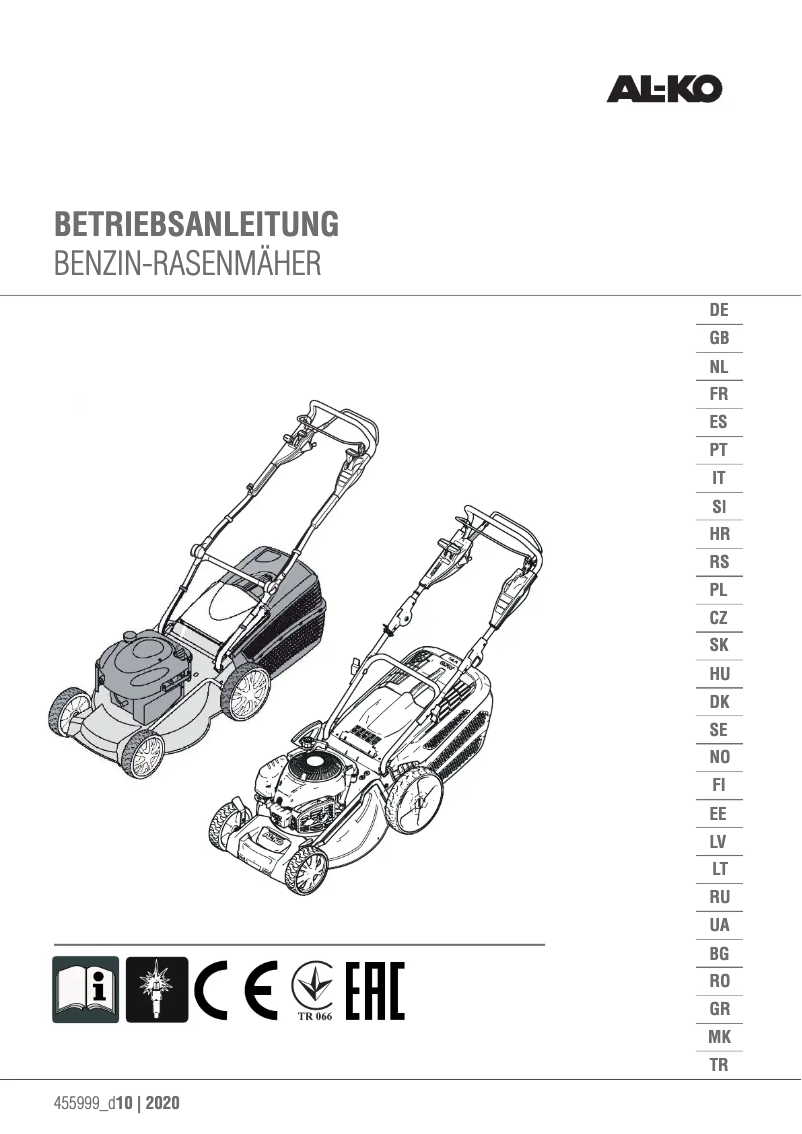 Page n°1 - Manuel utilisateur AL-KO Solo 5352 VS ALU