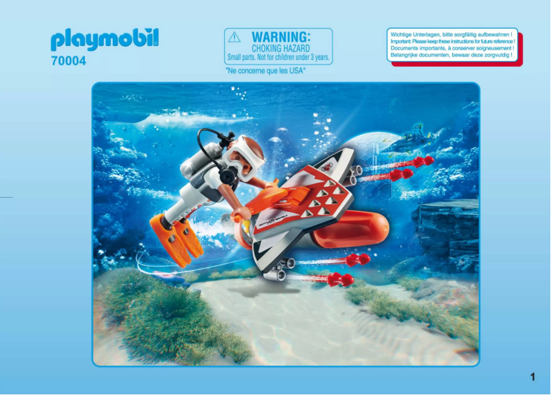 Page n°1 - Manuel utilisateur Playmobil 70004