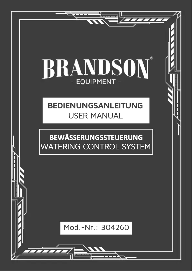 Page 1 de la notice Manuel utilisateur Brandson 304260