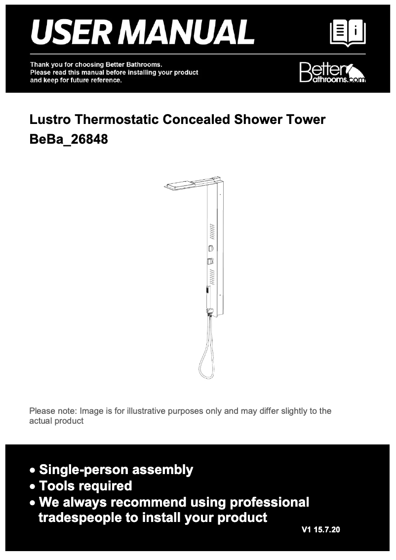 Page 1 de la notice Manuel utilisateur Lustro BeBa_26848