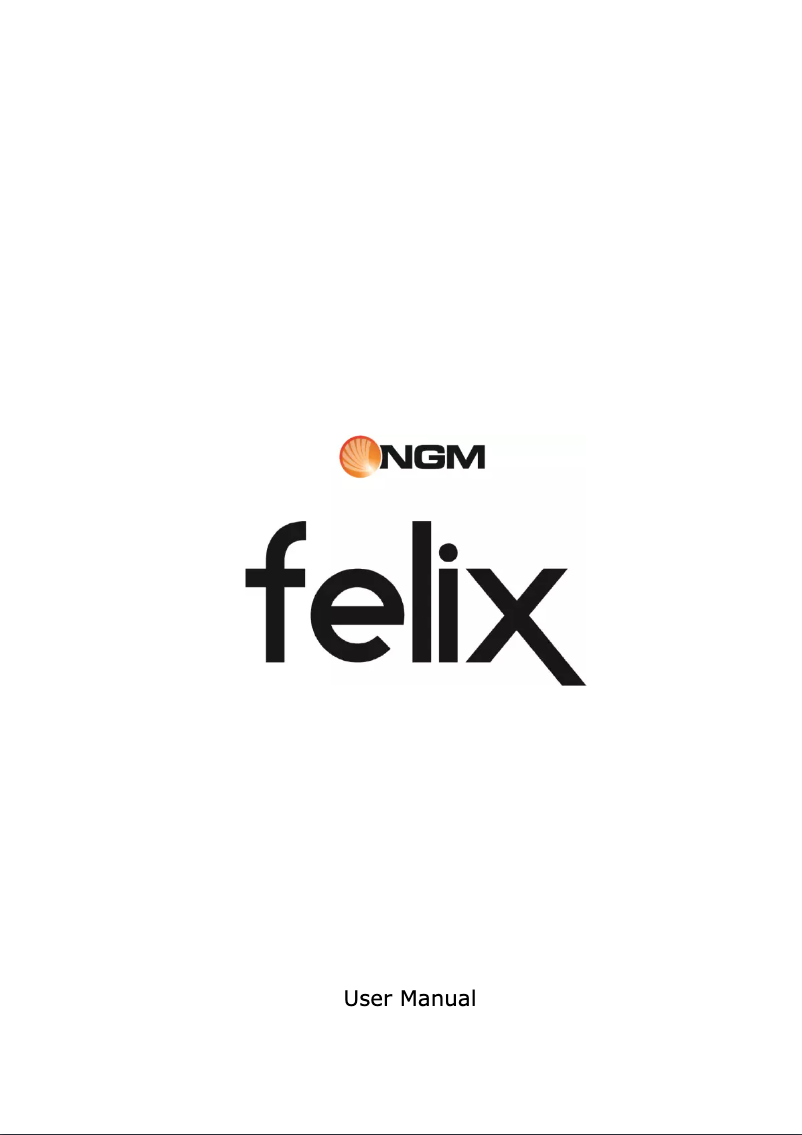 Page 1 de la notice Manuel utilisateur NGM-Mobile Felix