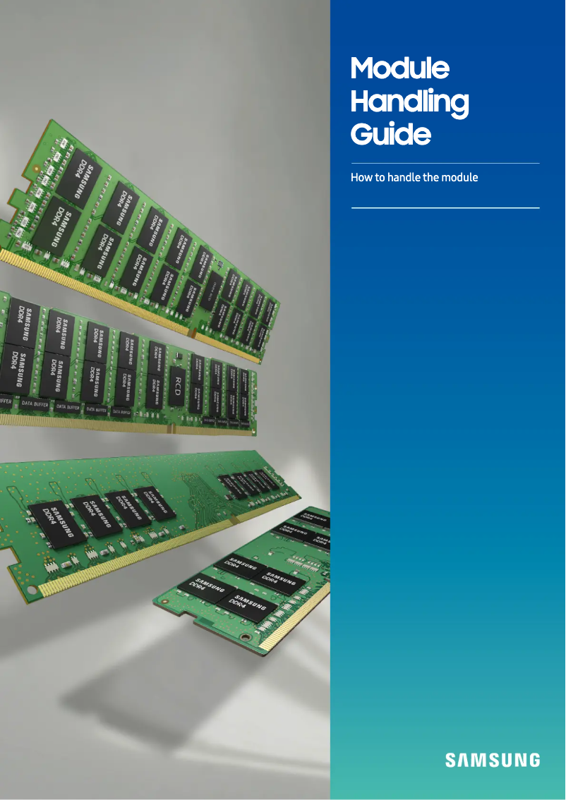 Page n°1 - Manuel utilisateur Samsung M474A4G43MB1-CTD
