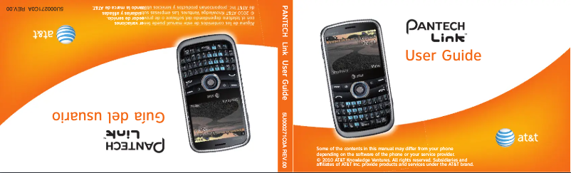 Image de la première page du manuel de l'appareil P7040