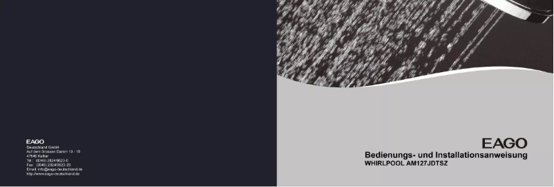 Page n°1 - Manuel utilisateur Eago AM127