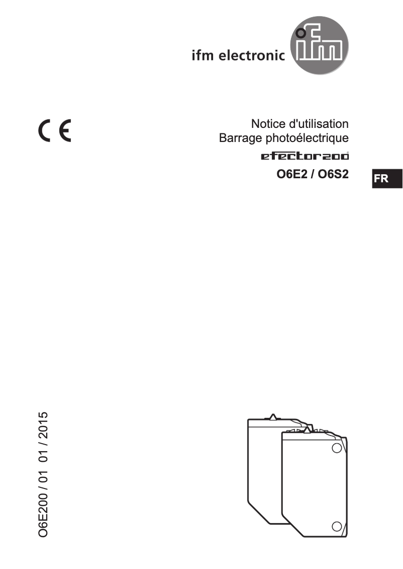 Image de la première page du manuel de l'appareil O6E207