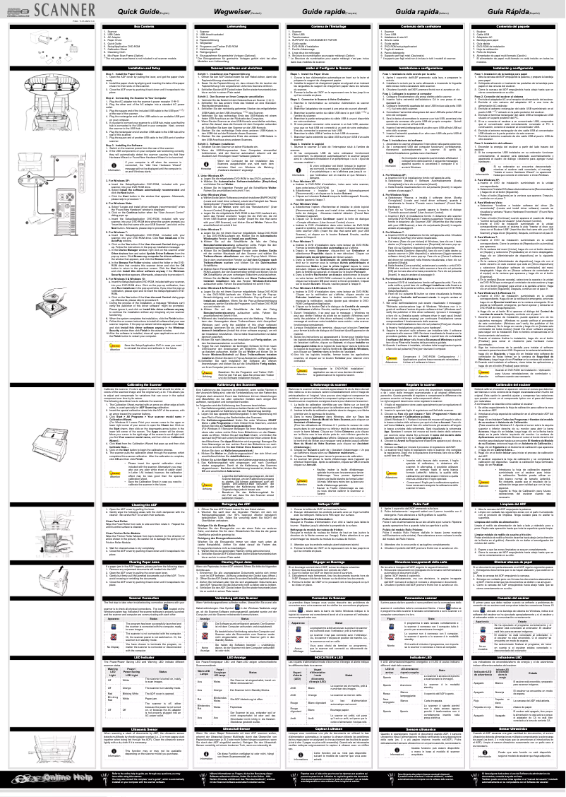 Page n°1 - Manuel utilisateur Plustek SmartOffice PS3150U