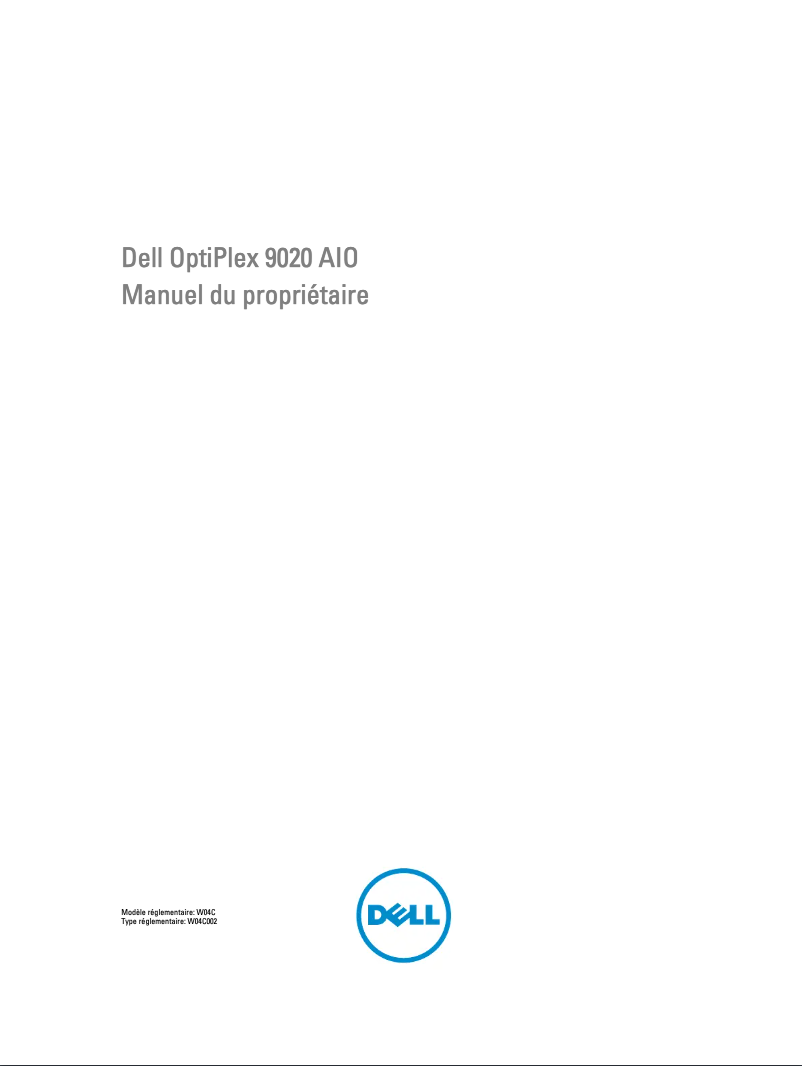 Page 1 de la notice Manuel utilisateur Dell OptiPlex 9020 AIO